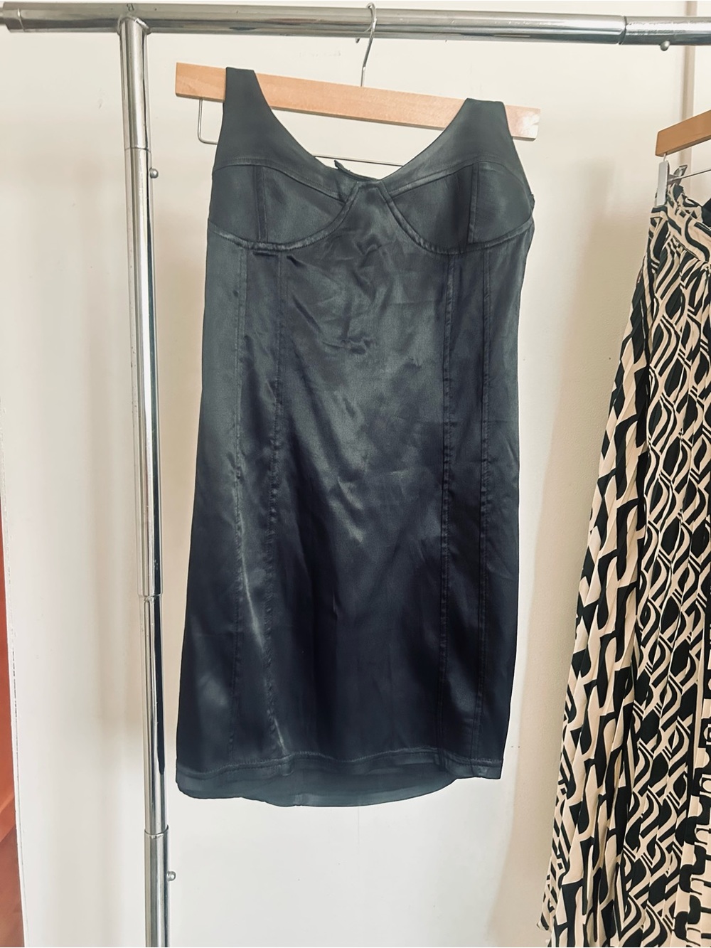 Black Satin Dress